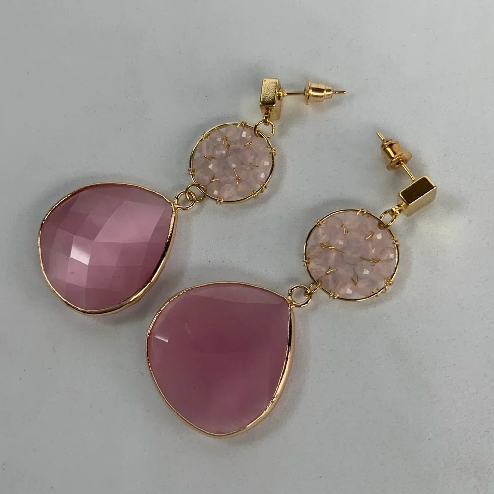 Panacea Crystal Drop Earrings - Picture 6 of 10